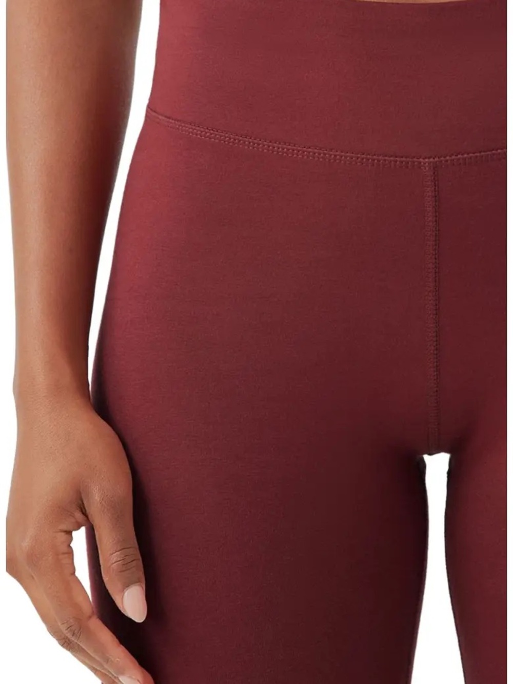 Pact On-the-Go Burgundy Organic Cotton Leggings-large
